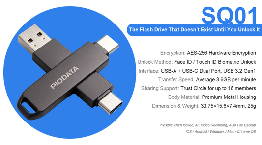 SQ01 :The Flash Drive That Doesn’t Exist Until You Unlock It